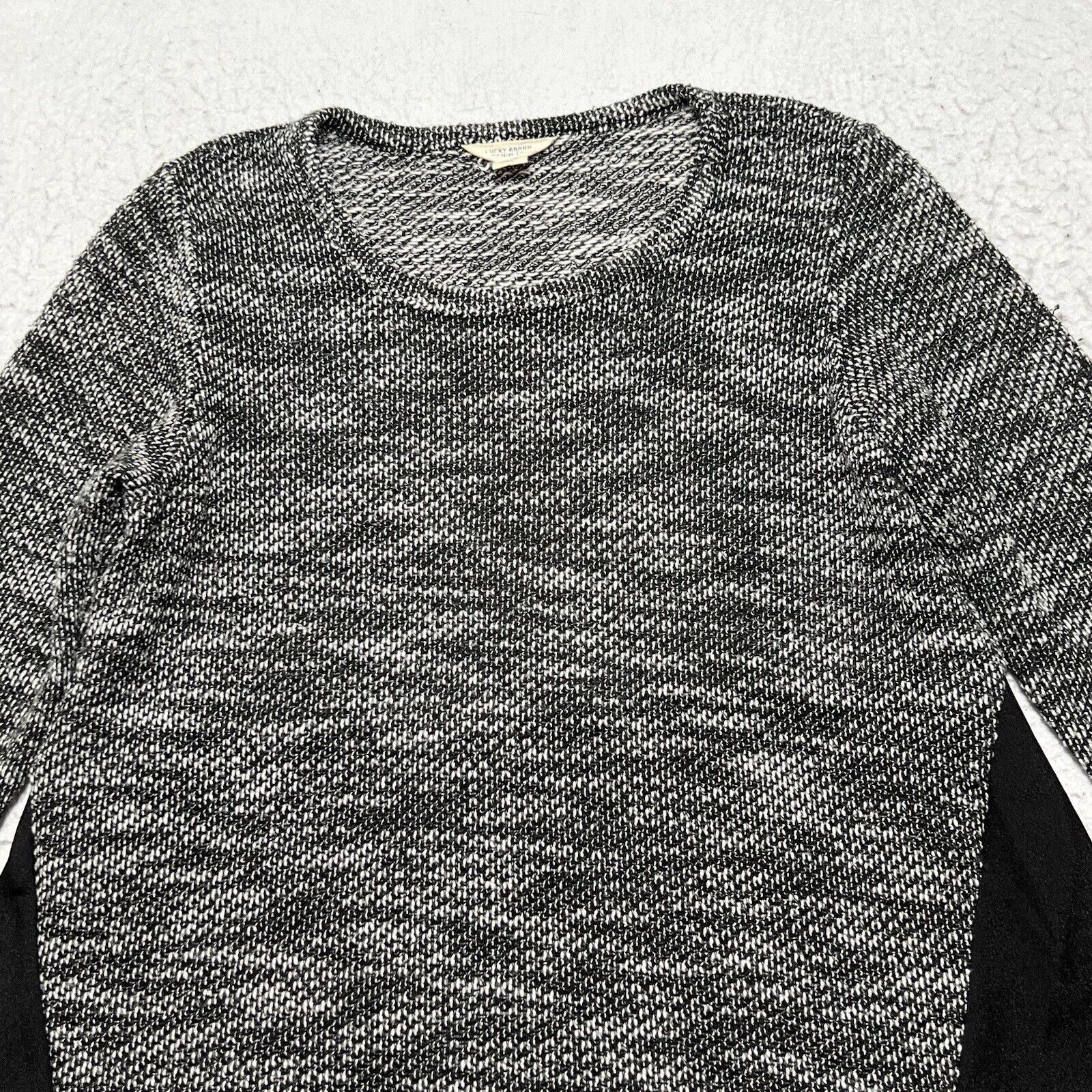 Lucky Brand Vintage Lucky Brand Knit Sweater Silky Sides & Back Size S / US 4 / IT 40 - 2 Thumbnail