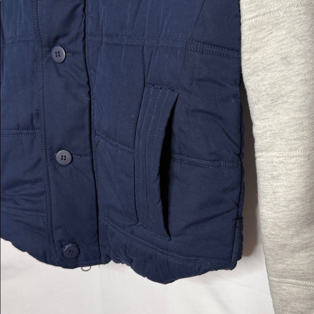 The Unbranded Brand Ryunock thick puffer casual blue with gray sleeves jacket M Size M / US 6-8 / IT 42-44 - 2 Thumbnail