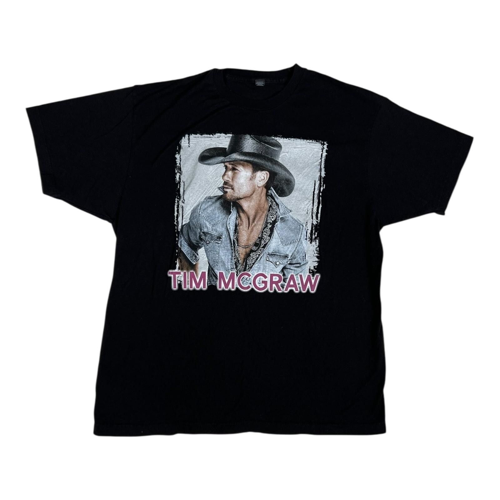 Other Tim McGraw Shirt Mens XL Black Sundown Heaven Town Tour 2014 Size US XL / EU 56 / 4 - 2 Thumbnail