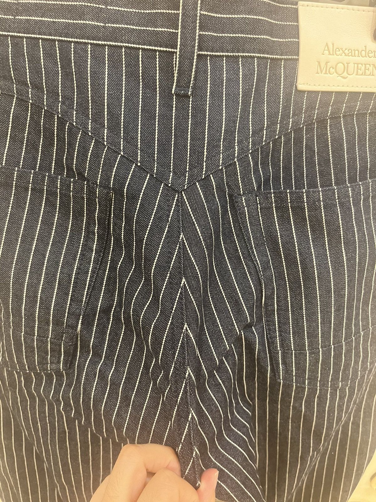 Alexander McQueen striped denim jeans size46 Size US 30 / EU 46 - 12 Thumbnail