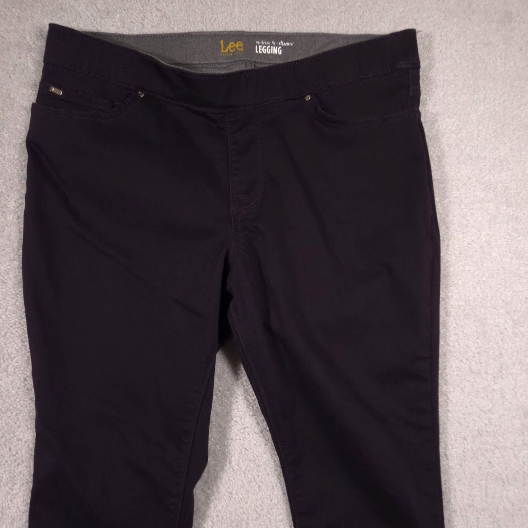 Lee VINTAGE: No Lee Leggings Womens 16 Short Purple Mid Rise Modern Series Dream Jegging Pants Womens 16 Short Purple Mid Rise Dream Legging Size 38" / US 16 / IT 52 - 4 Thumbnail