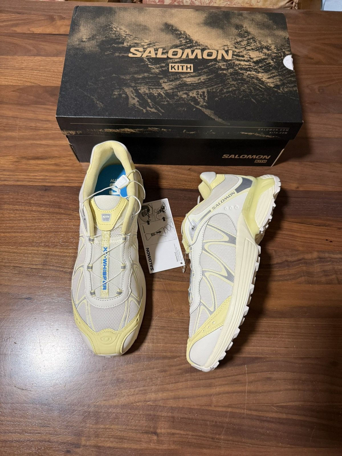 Kith × Salomon Kith Salomon XT-Whisper VANILLA TRANSPARENT YELLOW SILVER Size US 11 / EU 44 - 1 Thumbnail