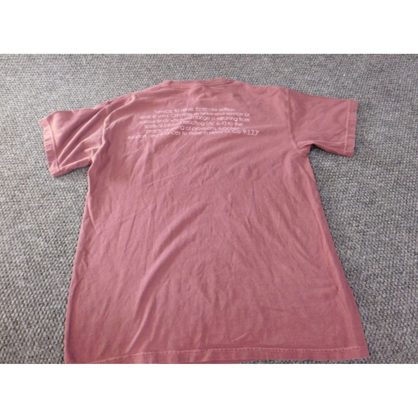 Comfort Colors Comfort Colors Mens T-Shirt Short Sleeve Crew Neck Purple Classic Logo Cotton Knit M Regular Shirts Mens Size US M / EU 48-50 / 2 - 6 Thumbnail