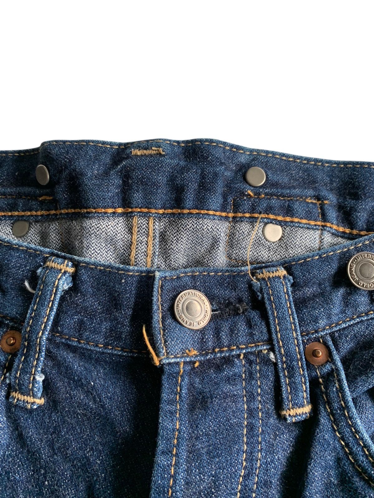 Schott VINTAGE SCHOTT SELVEDGE BUCKLE BACK JAPANESE DENIM Size US 32 / EU 48 - 16 Thumbnail