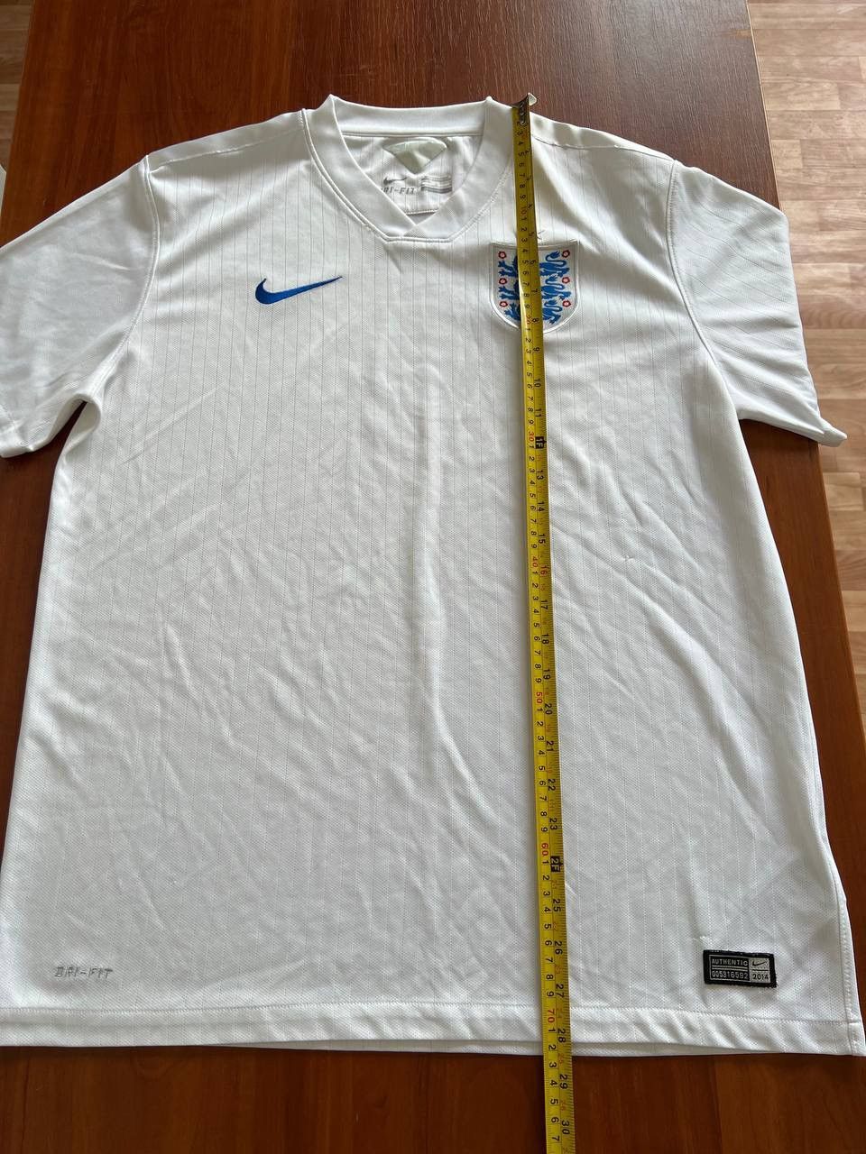 Nike 2014 ENGLAND TEAM HOME SOCCER JERSEY FOOTBALL SHIRT NIKE SZL Size US L / EU 52-54 / 3 - 10 Thumbnail