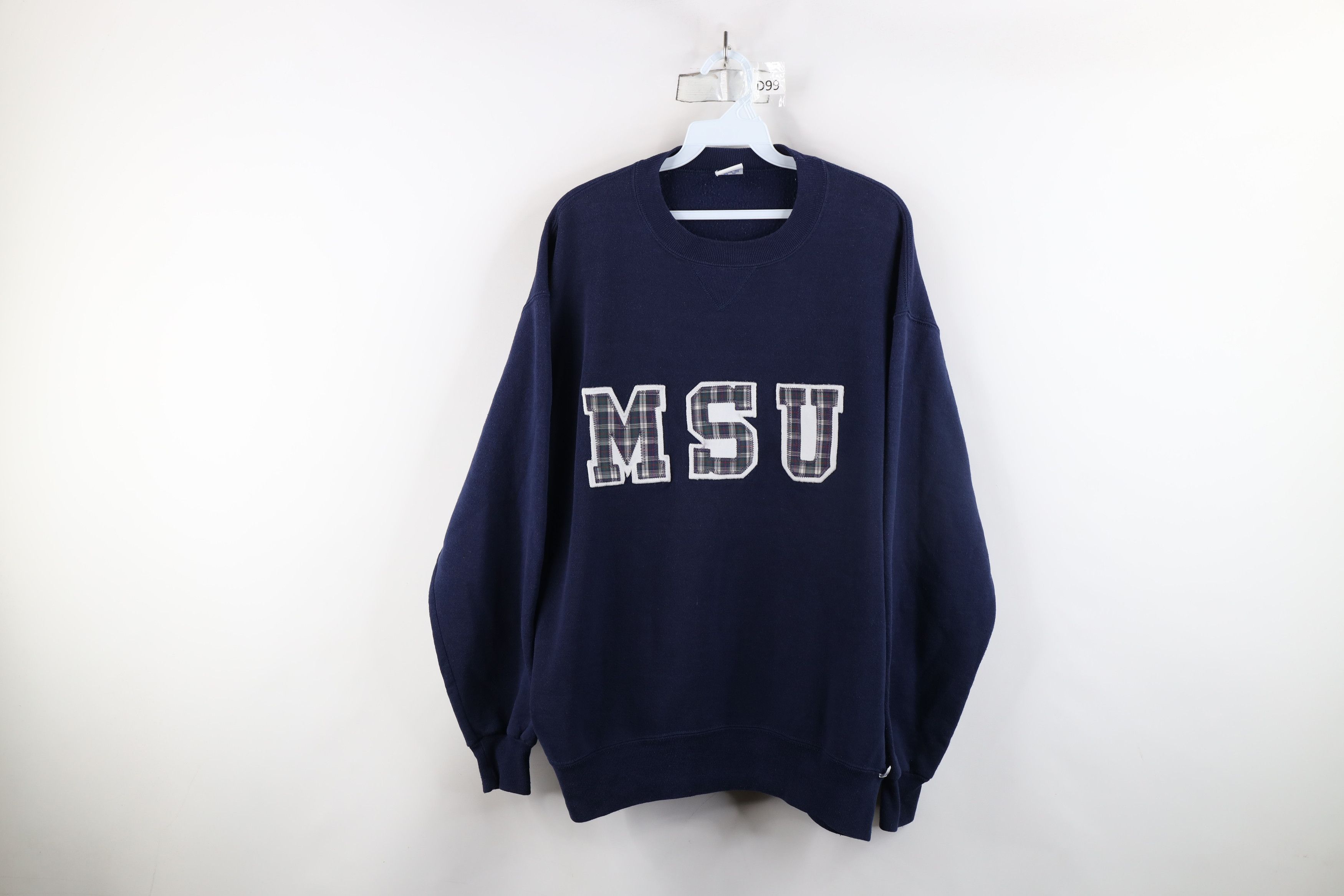Russell Athletic × Vintage Vintage 90s Russell Athletic State University Sweatshirt USA Size US XL / EU 56 / 4 - 1 Thumbnail