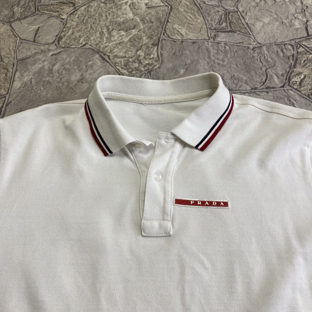 Prada Prada Polo T-Shirt Red Tab Size US M / EU 48-50 / 2 - 4 Thumbnail