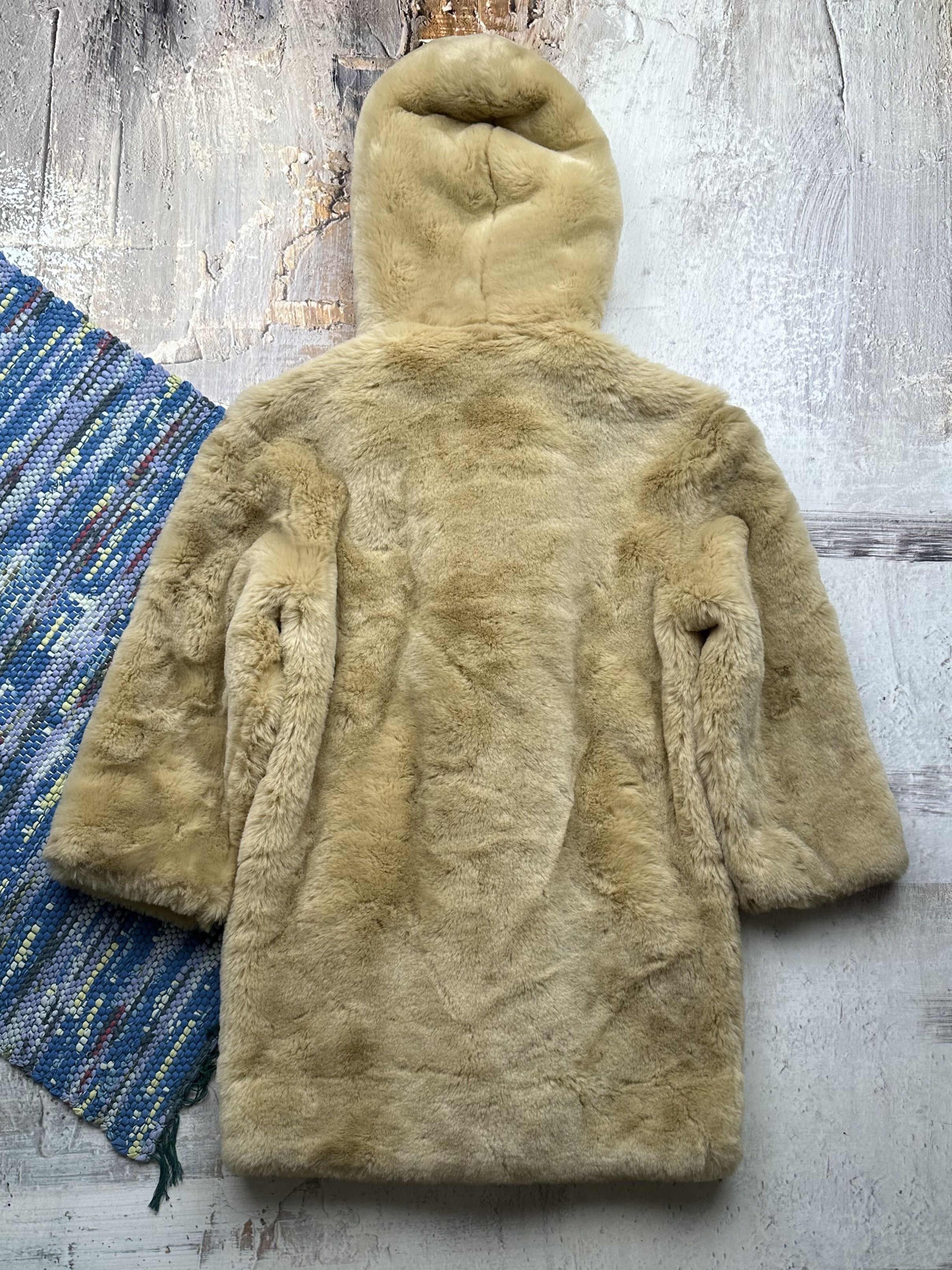 Japanese Brand Vintage Faux Fur Coat A130(52) Size L / US 10 / IT 46 - 7 Thumbnail
