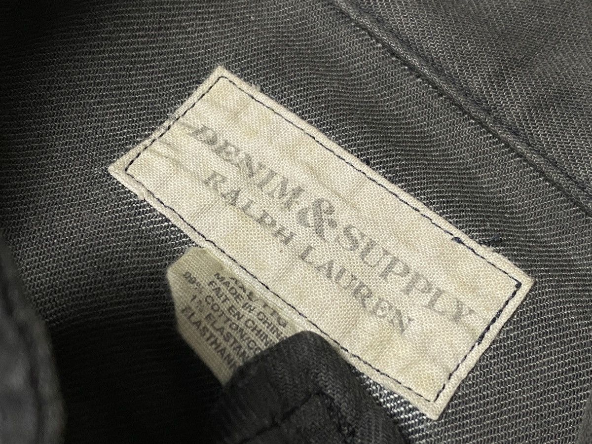 Polo Ralph Lauren × RRL Ralph Lauren × Ralph Lauren Denim and Supply Ralph Lauren Denim Washed Biker Jacket Size US XXL / EU 58 / 5 - 9 Thumbnail