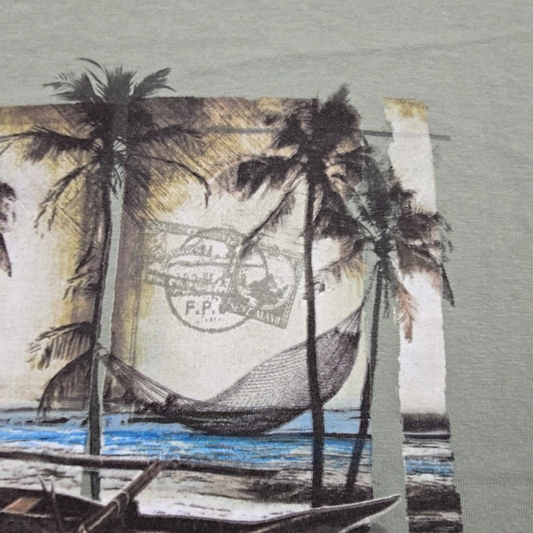 Other Newport Blue Wrecked in Paradise Green Tropical 2X Shirt Size US XXL / EU 58 / 5 - 3 Thumbnail