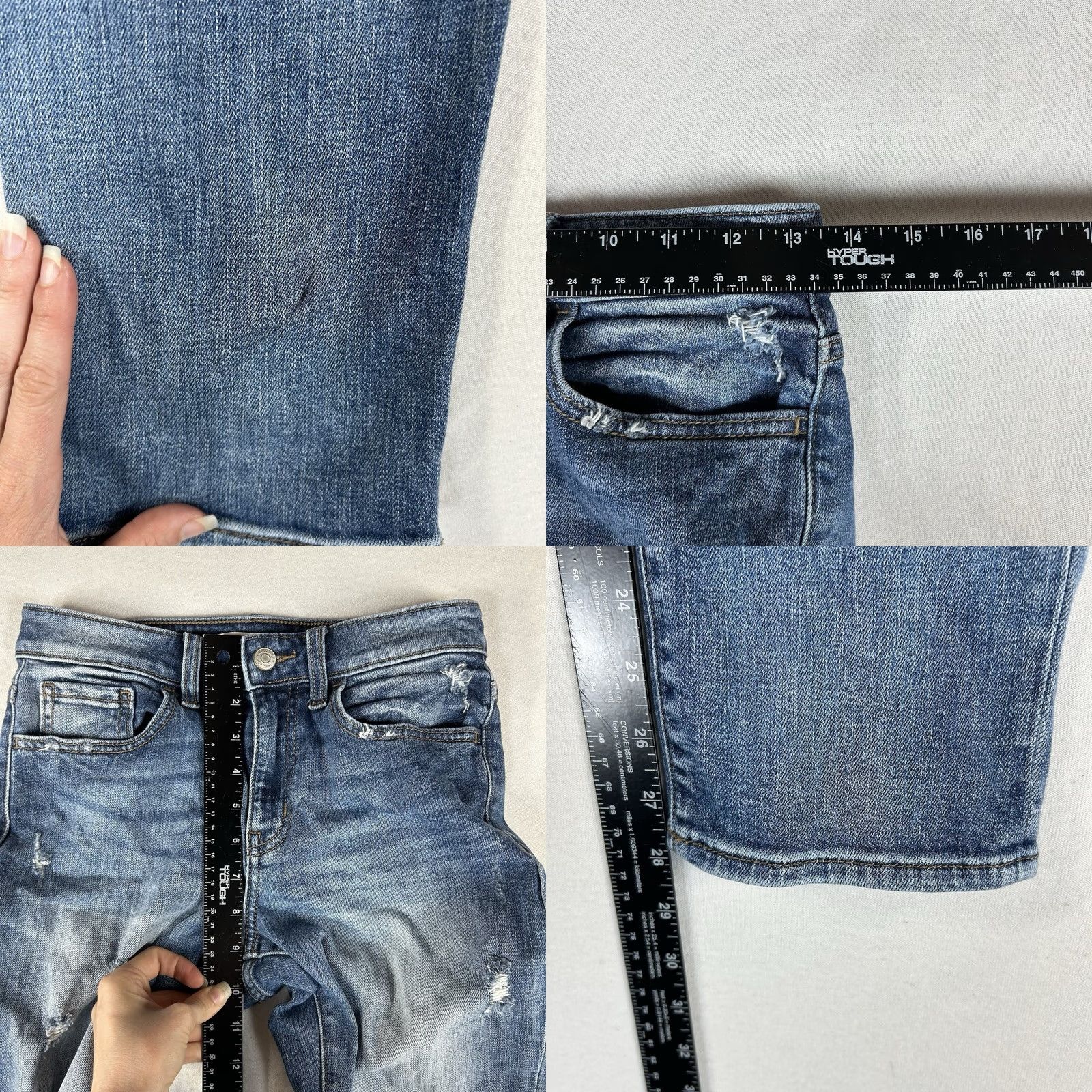 Vintage Willow & Root Jeans The Everyday Denim 25 Blue Straight 28in Inseam Womens Child? Size 42" / US 20 - 8 Thumbnail