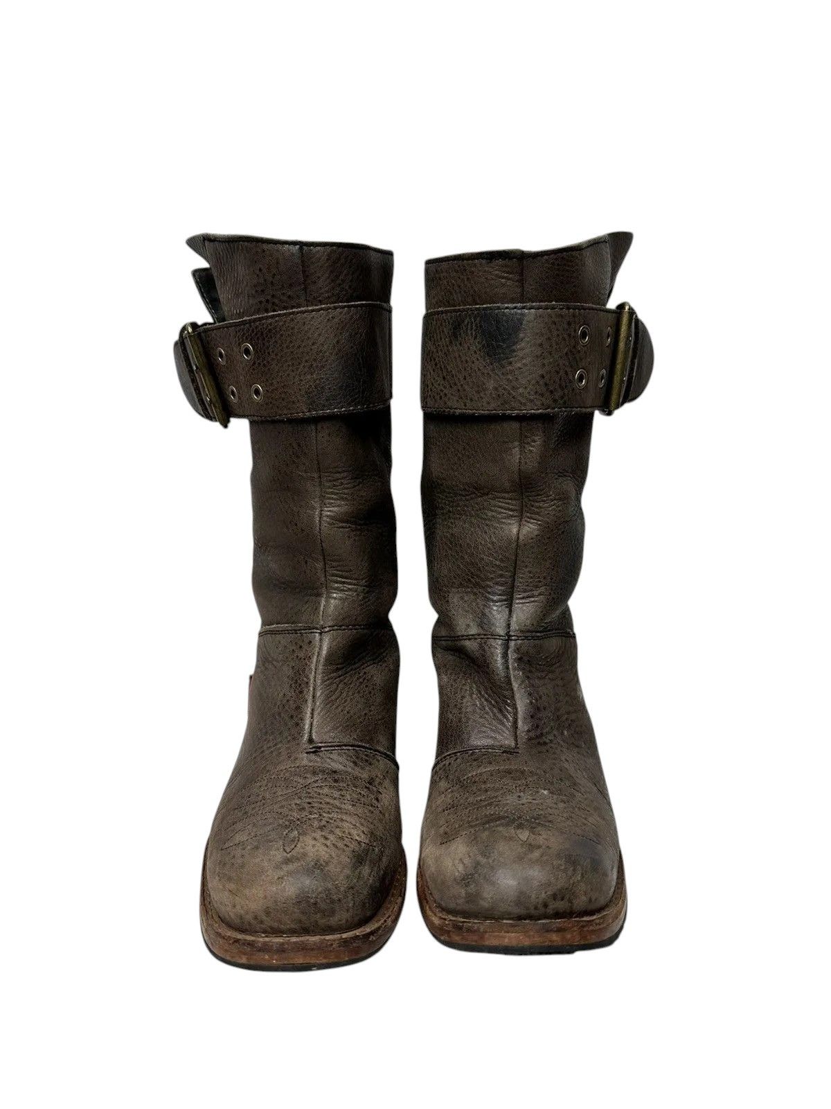 If Six Was Nine Leather Boots Vintage IfSixWasNine Guidi Style Margiela Vibe Size US 9 / IT 39 - 4 Thumbnail