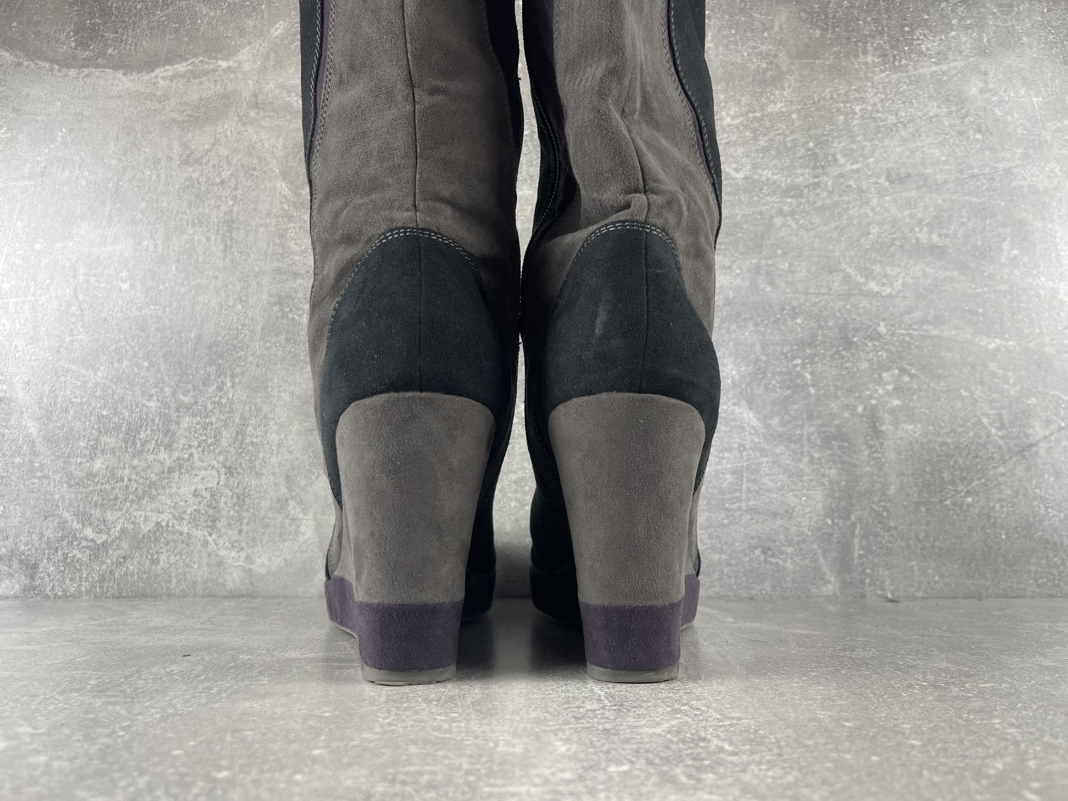 Ma+ Suede 5th avenue avant garde platform y2k artisan boots Size US 10 / IT 40 - 6 Thumbnail
