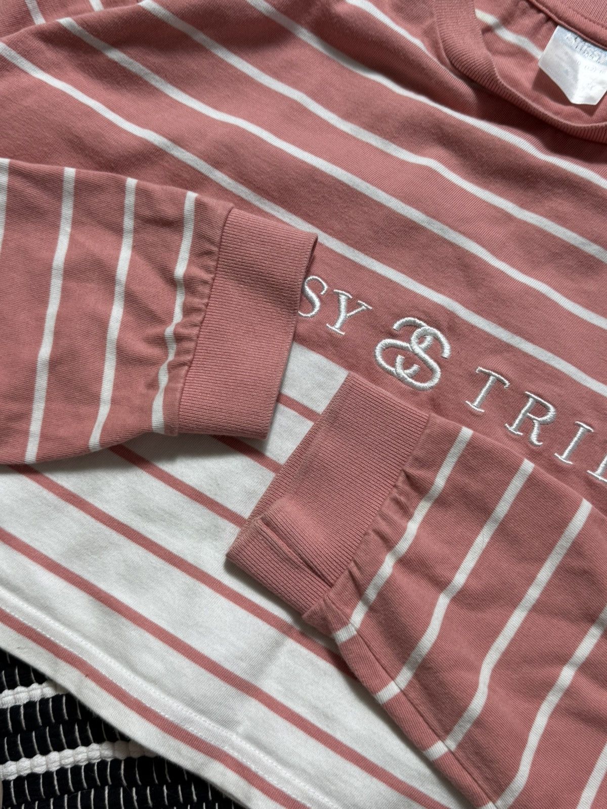 Stussy VINTAGE STUSSY STRIPED LONG SLEEVE Size XL / US 12-14 / IT 48-50 - 5 Thumbnail