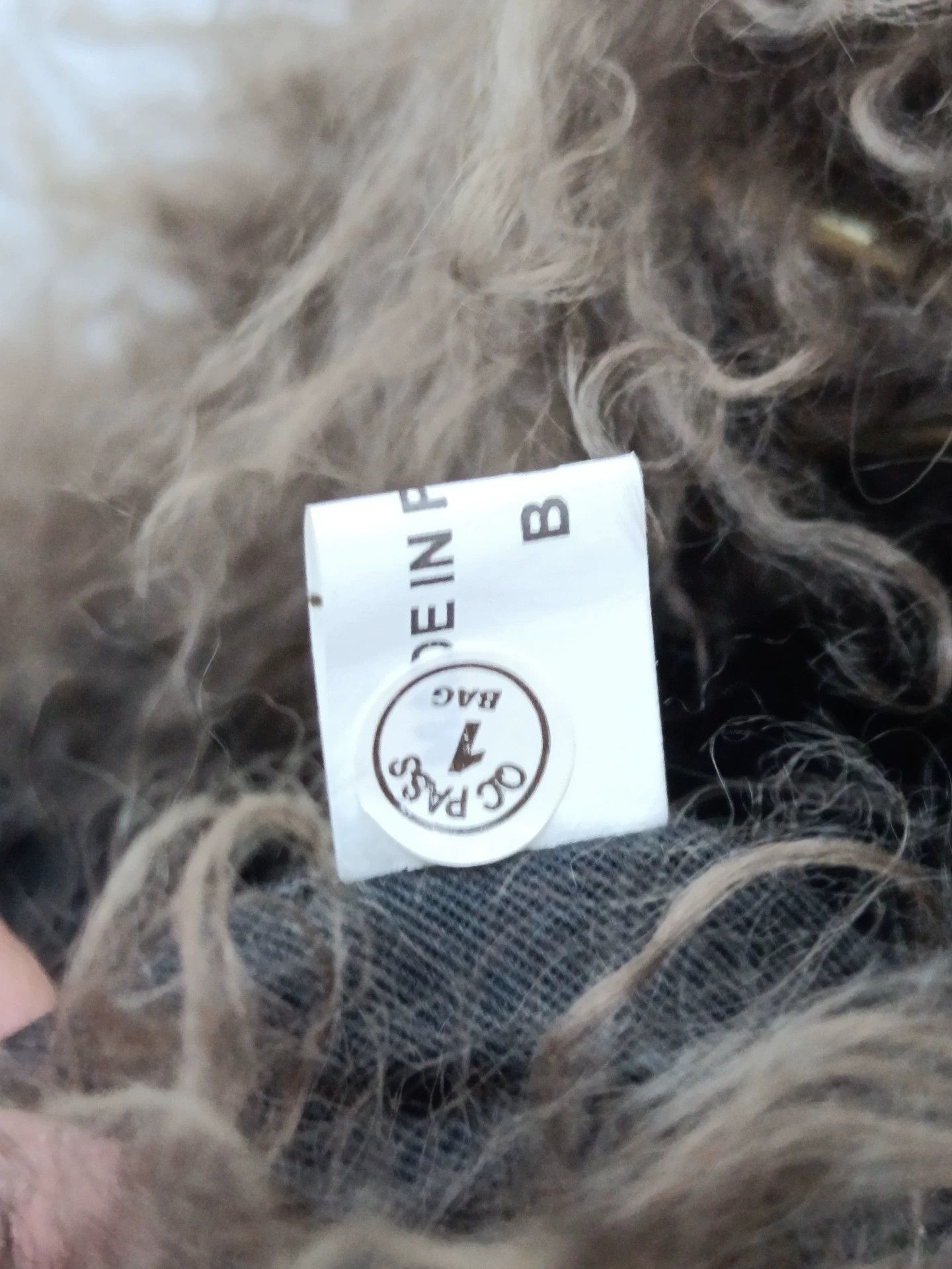 Other Violad'oro Brown Furry Handbag 36 Size ONE SIZE - 6 Thumbnail