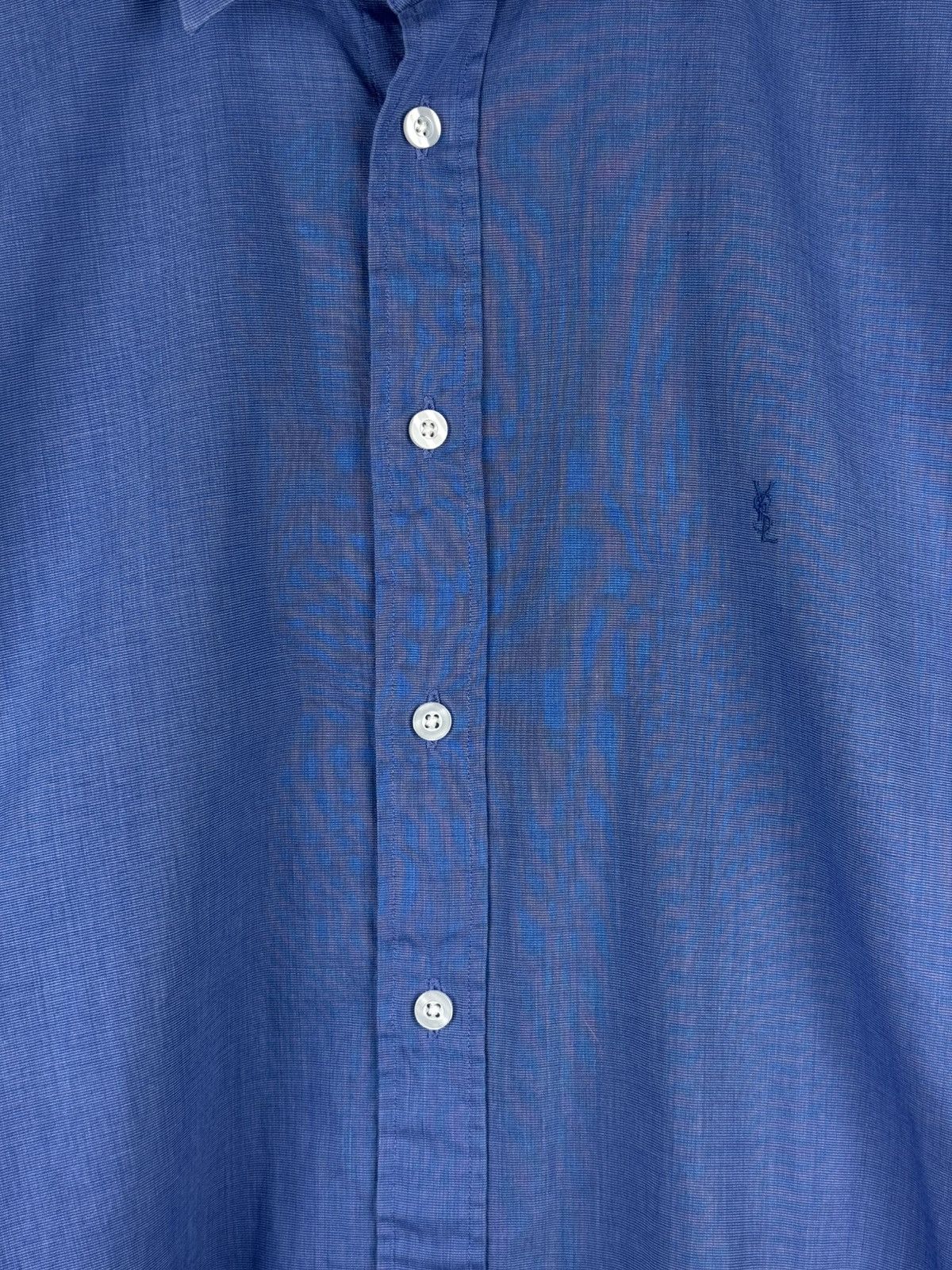 Yves Saint Laurent VTG 90s Yves Saint Laurent Men’s Long Sleeve Button Up Shirt Size US XL / EU 56 / 4 - 9 Thumbnail
