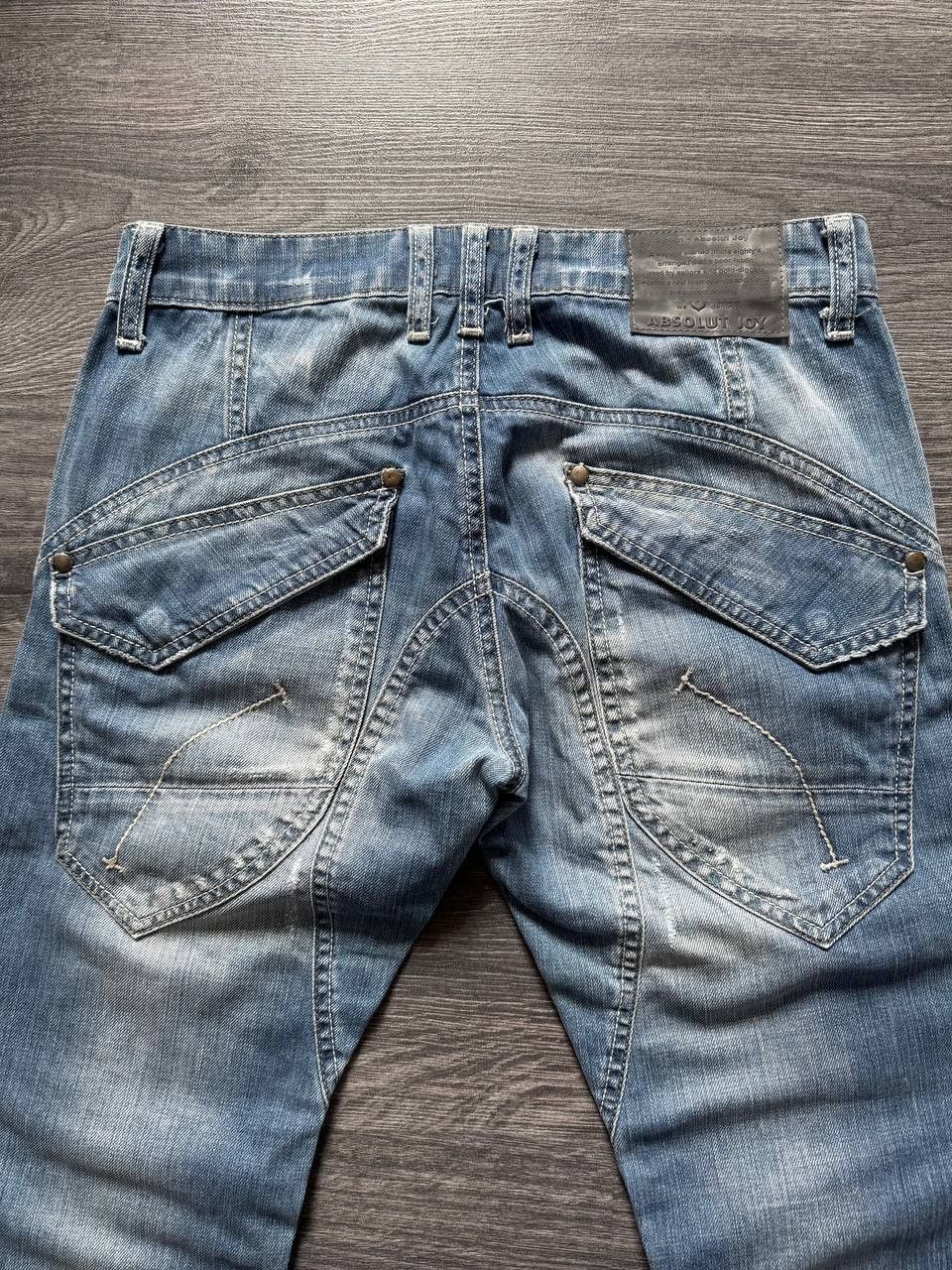 Absolut Joy Vintage Y2K Avant Garde Denim Jeans Pants Size US 28 / EU 44 - 3 Thumbnail