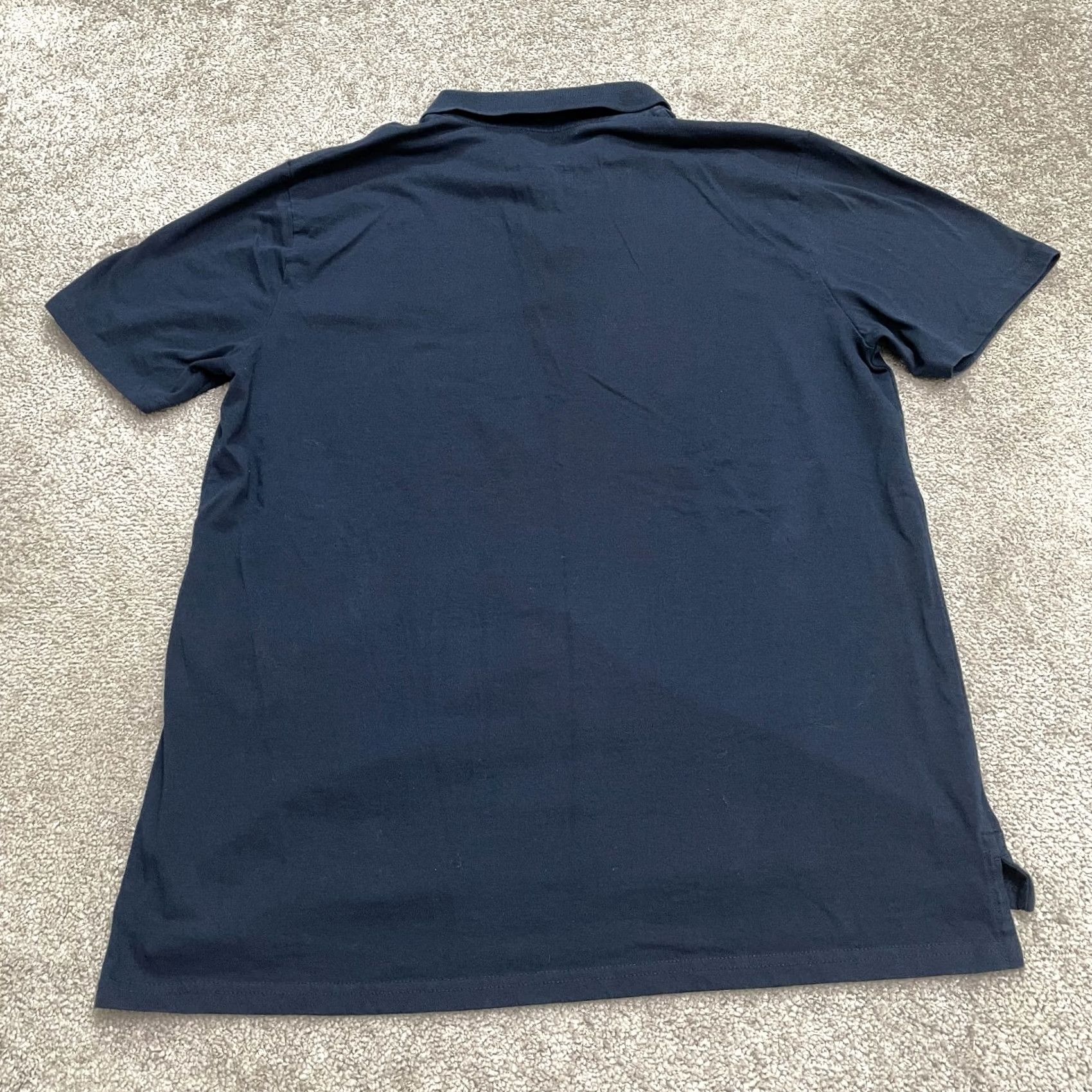 Vintage St. John's Bay Polo Shirt Mens Large Navy Blue Quick-Dri Easy Care Short Sleeve Casual Sports Shirt Mens L Blue Size US L / EU 52-54 / 3 - 2 Thumbnail