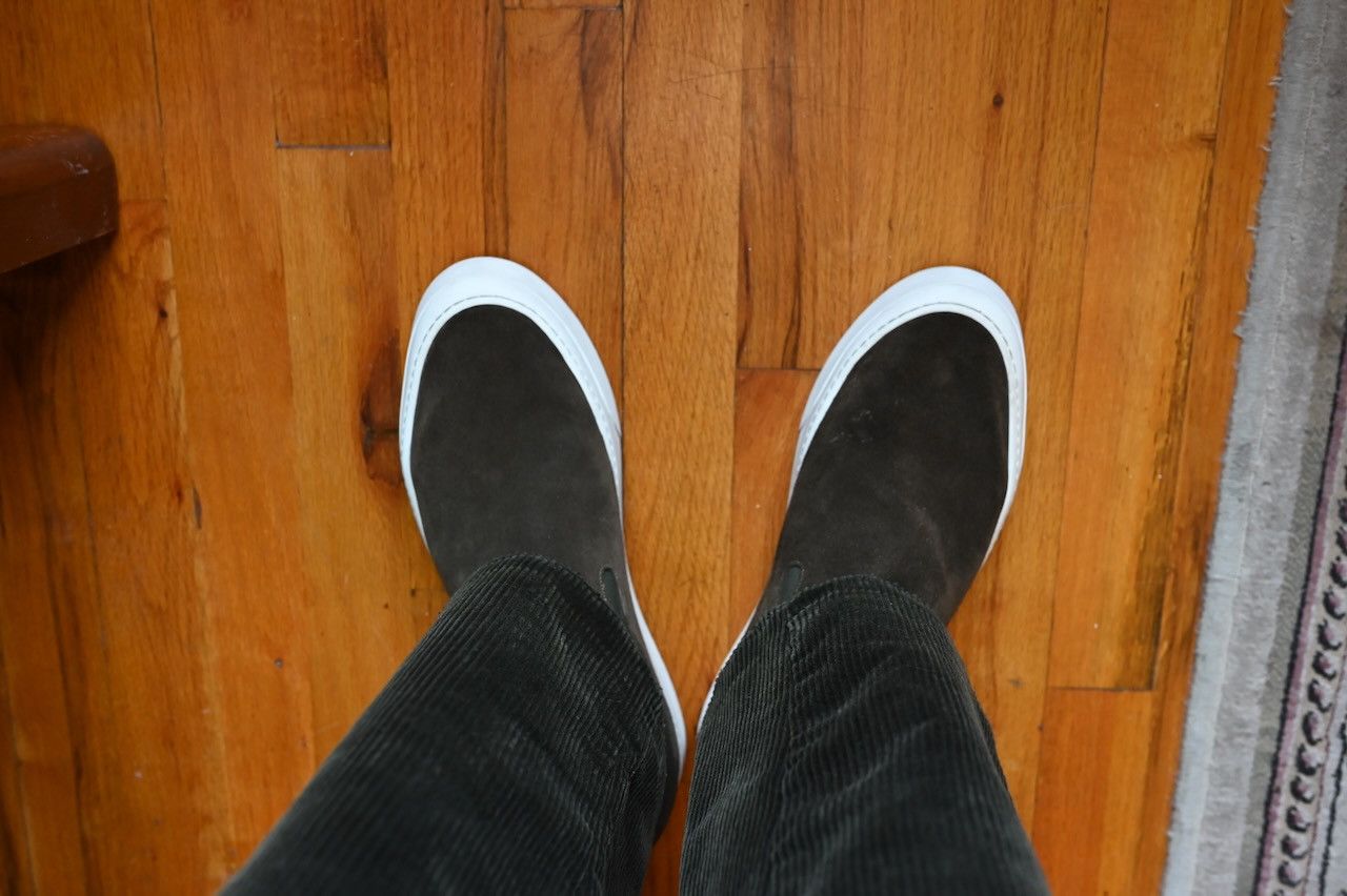 The Row Dean Suede Slip-On Sneaker Size US 12 / EU 45 - 10 Thumbnail