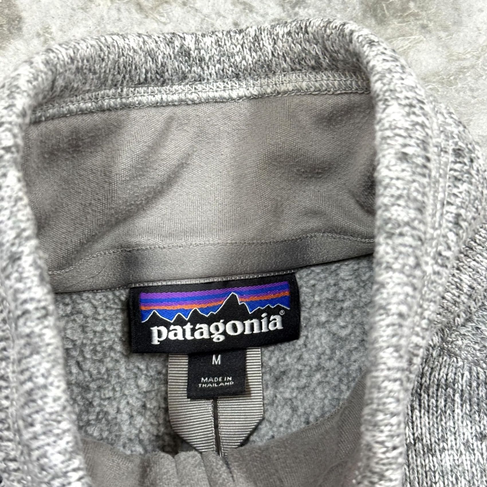 Patagonia Patagonia Sweater Womens Medium Gray 1/4 Zip Fleece Pullover Size M / US 6-8 / IT 42-44 - 3 Thumbnail