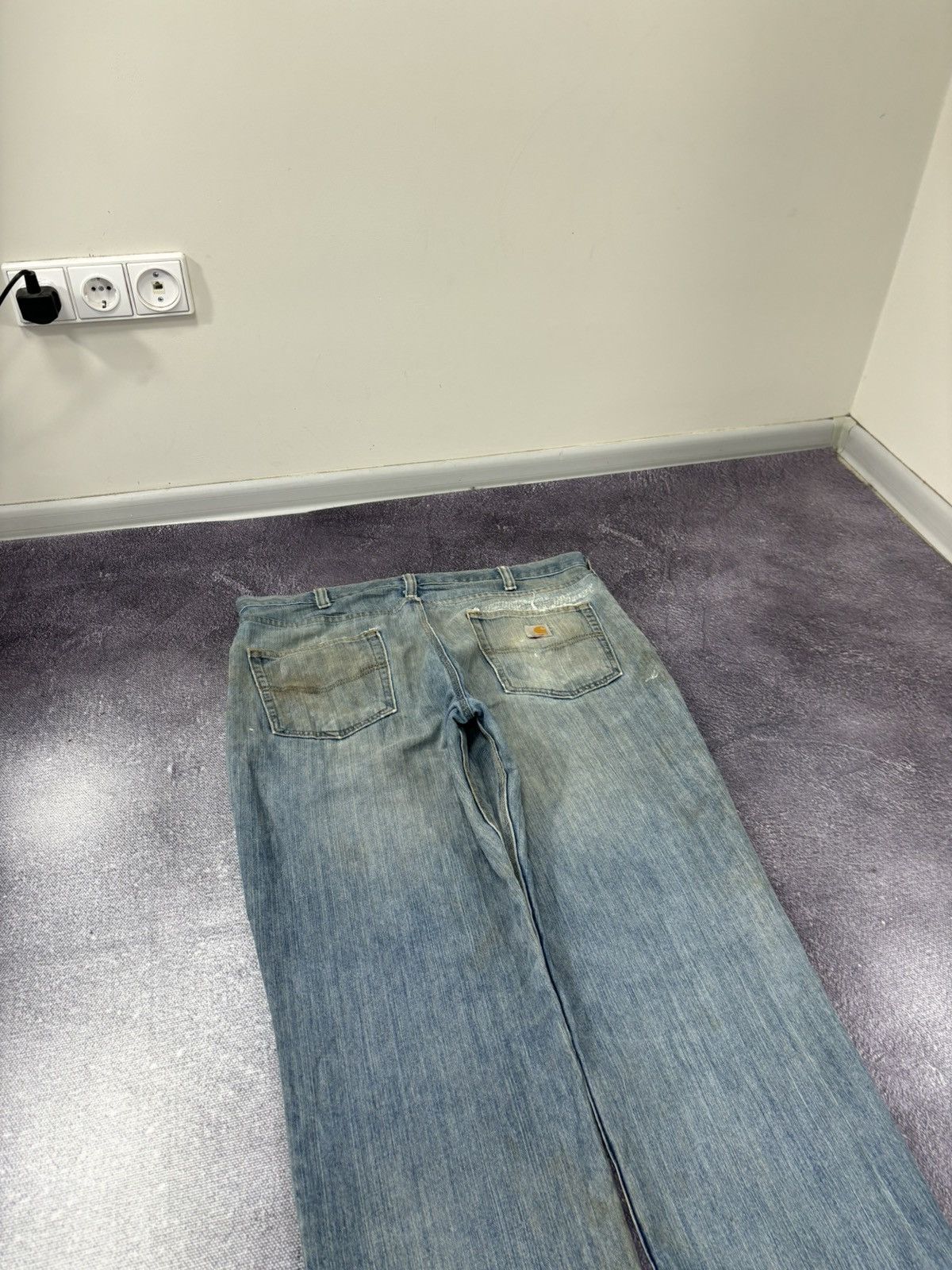 Carhartt Vintage Carhartt Workwear Y2K Faded Hype Denim Baggy Jeans Size US 38 / EU 54 - 5 Thumbnail