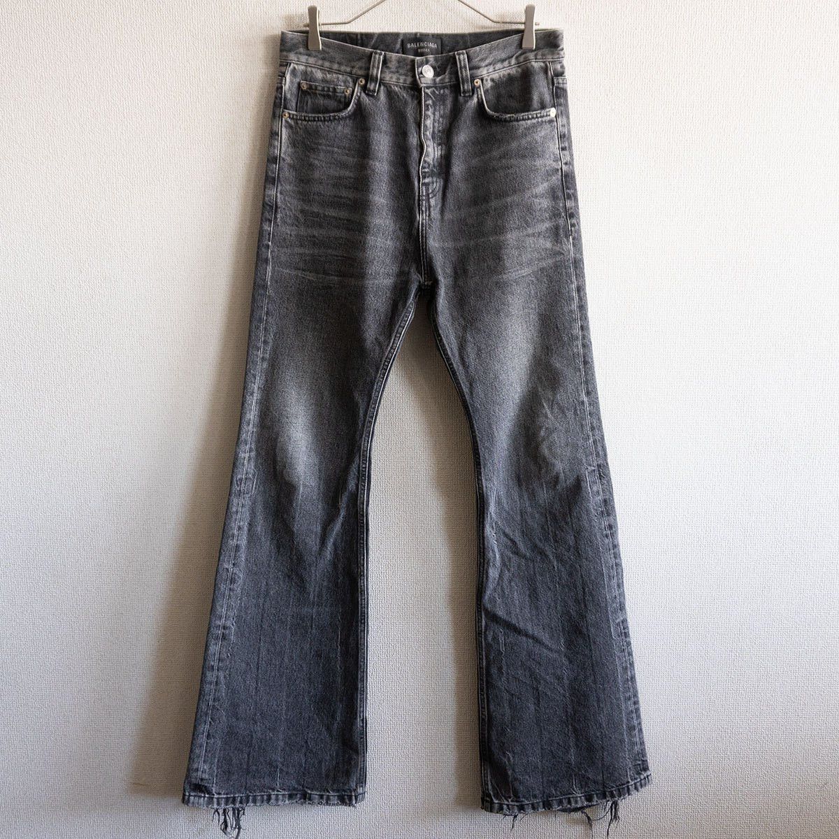 Balenciaga Balenciaga flared denim cargo, zips into shorts | Grailed