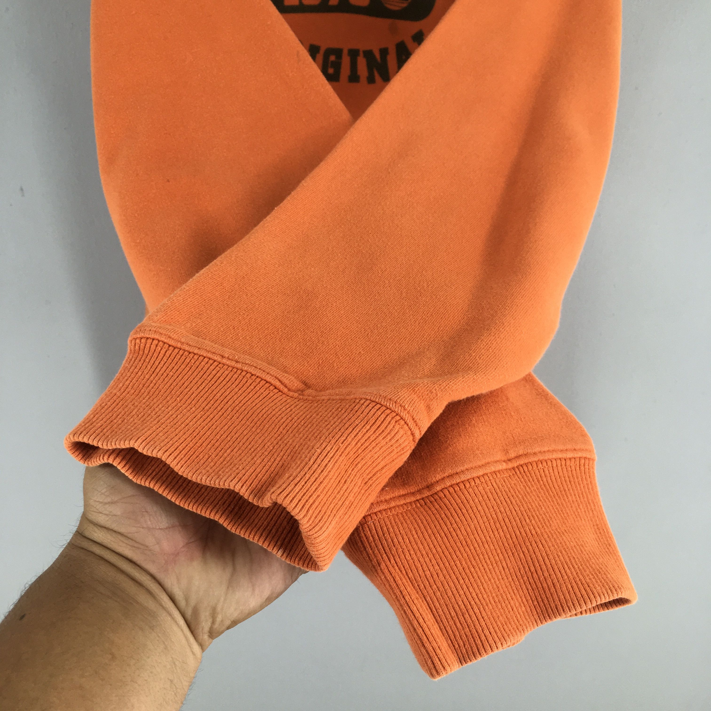 Timberland Vintage 90s Timberland Weathergear Orange Sweatshirt XLarge Size US XL / EU 56 / 4 - 4 Thumbnail