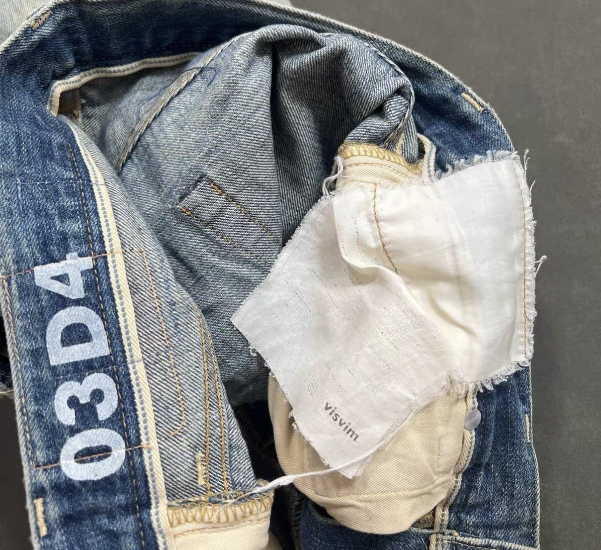 Visvim Blue Distressed Denim Jeans Size 34 Size US 34 / EU 50 - 5 Thumbnail