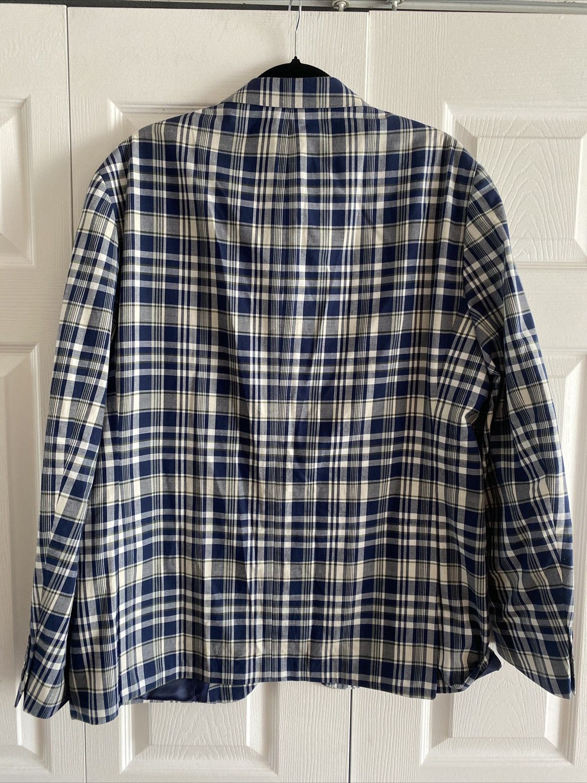 Ralph Lauren Ralph Lauren 43R Blue Plaid Cotton two button blazer Size 44R - 10 Thumbnail