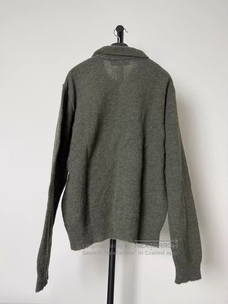Our Legacy Our Legacy Olive Green Mohair Mixed Wool Knit Long-Sleeve Size US M / EU 48-50 / 2 - 3 Thumbnail