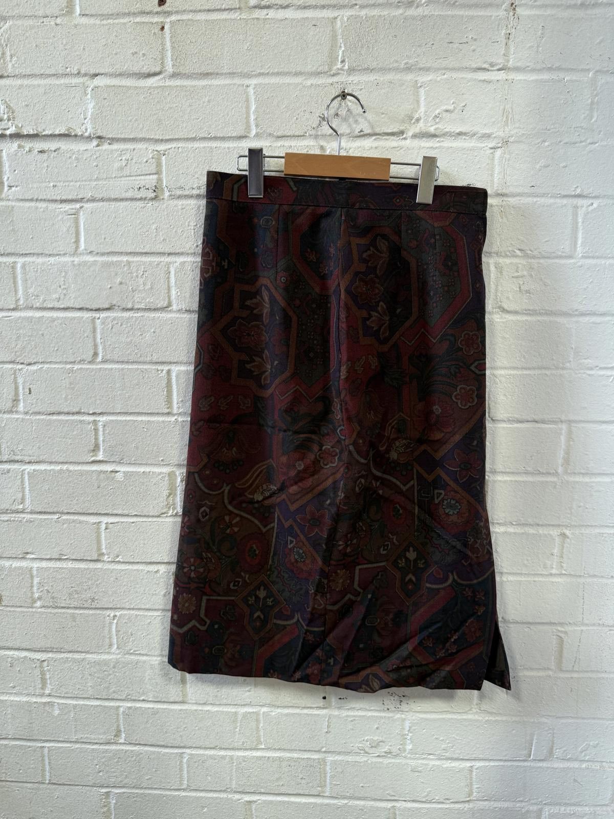 Designer St Michael Women's Patterned Skirt UK Size 14 Size 32" / US 10 / IT 46 - 1 Thumbnail