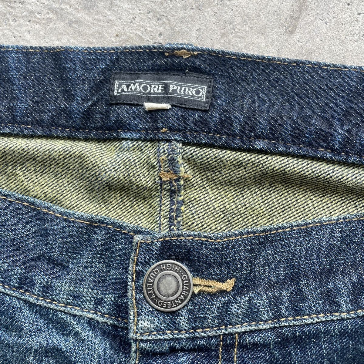 Vintage W42 Vintage Amore Puro American Rusty Distressed Jeans Pants Size US 42 / EU 58 - 6 Thumbnail