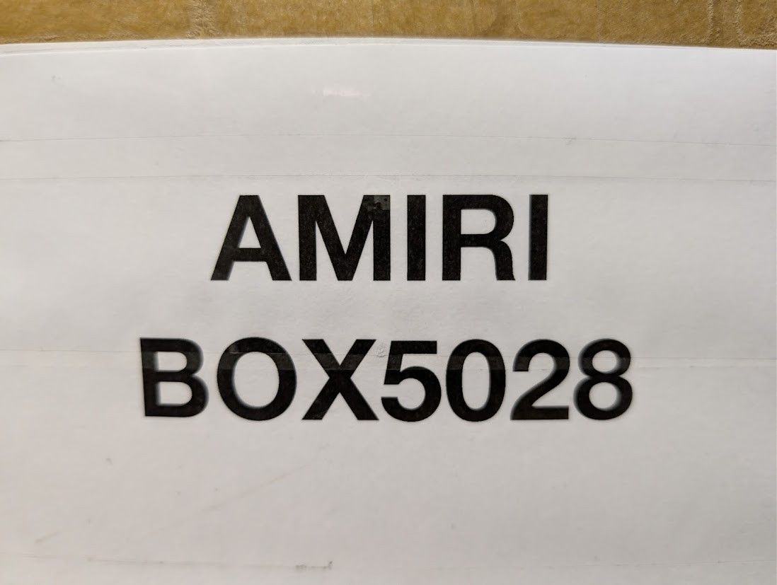 Amiri o1rshd1 Q:3 / Size: 95cm / MA 2 Cm Belt in Gold/Black Size 38 - 19 Thumbnail