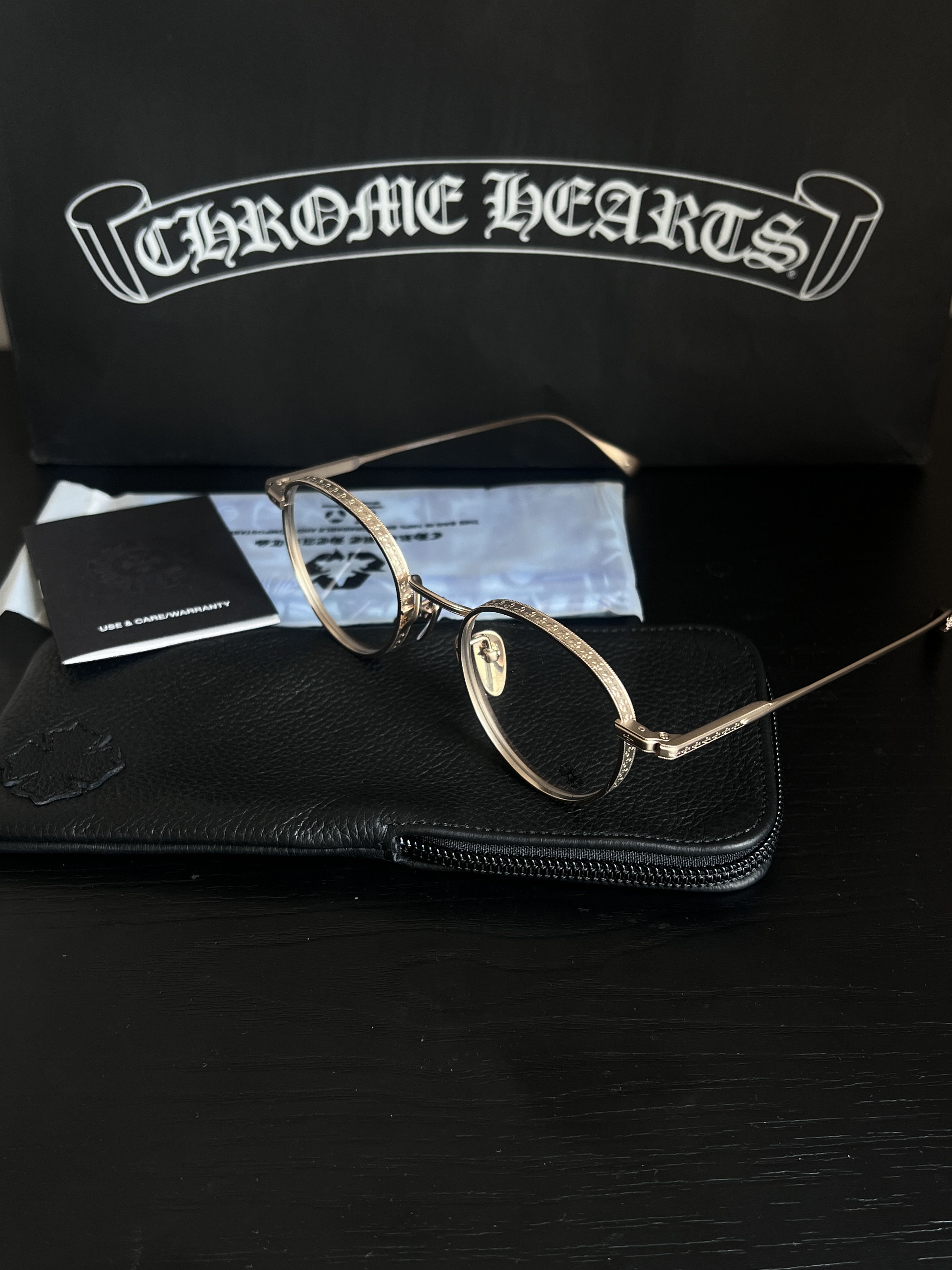 Chrome Hearts Chrome Hearts THICK GOLD PLATED GLASSES Size ONE SIZE - 1 Thumbnail