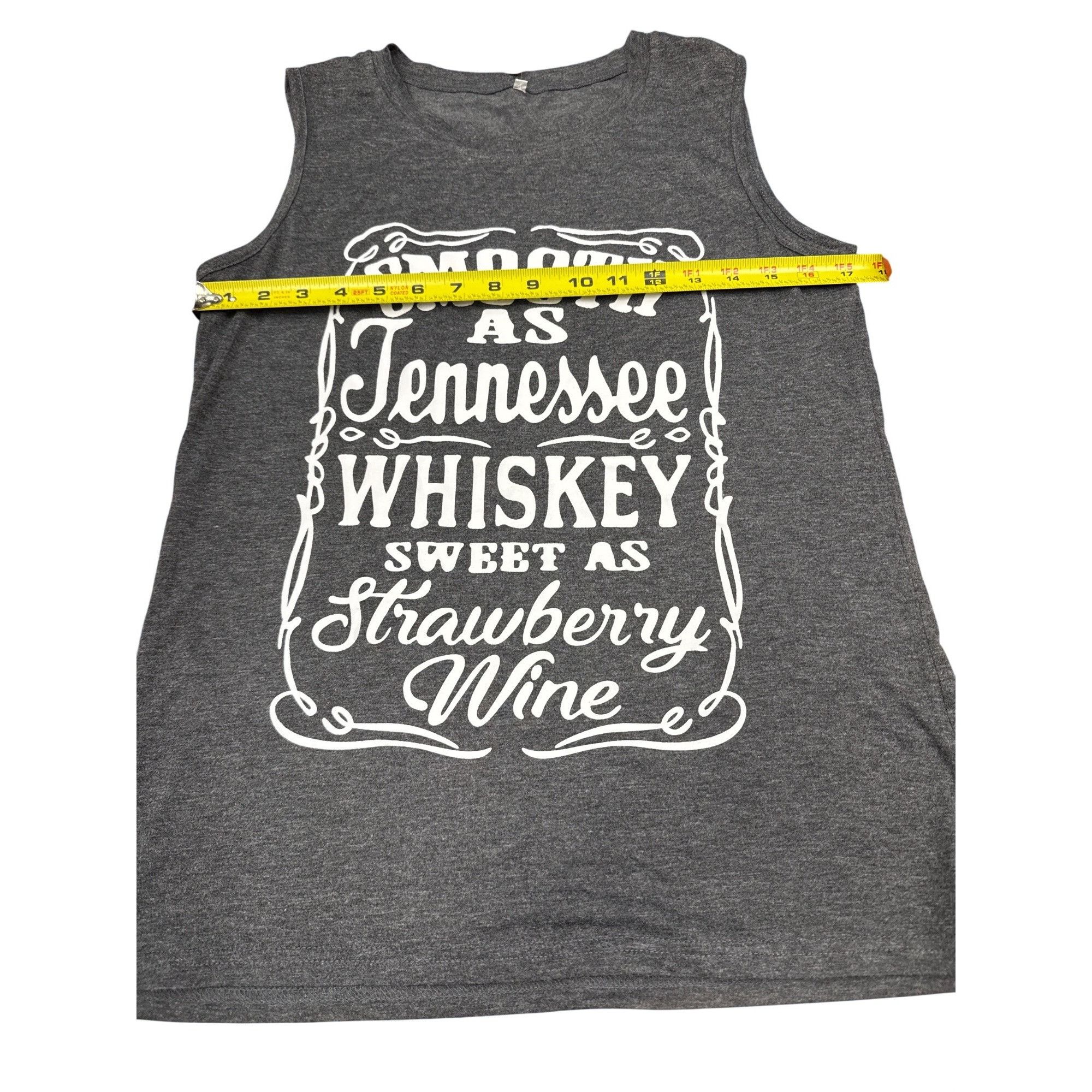 Other Smooth As Tennessee Whiskey Tank Top Soft Gray Sleeveless S Size S / US 4 / IT 40 - 3 Thumbnail