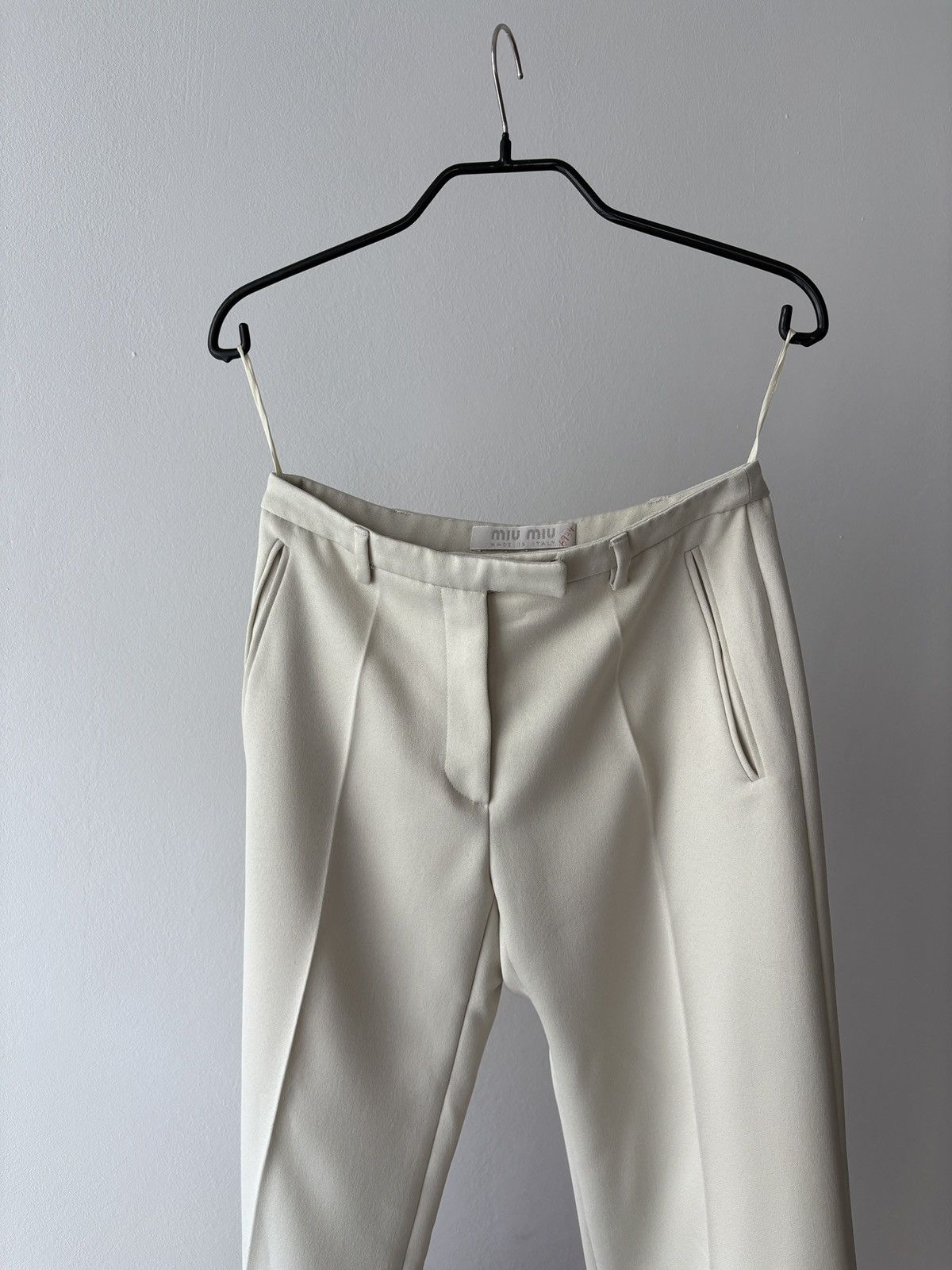 Miu Miu Miu Miu 1997 two piece ivory suit Size S / US 4 / IT 40 - 13 Thumbnail