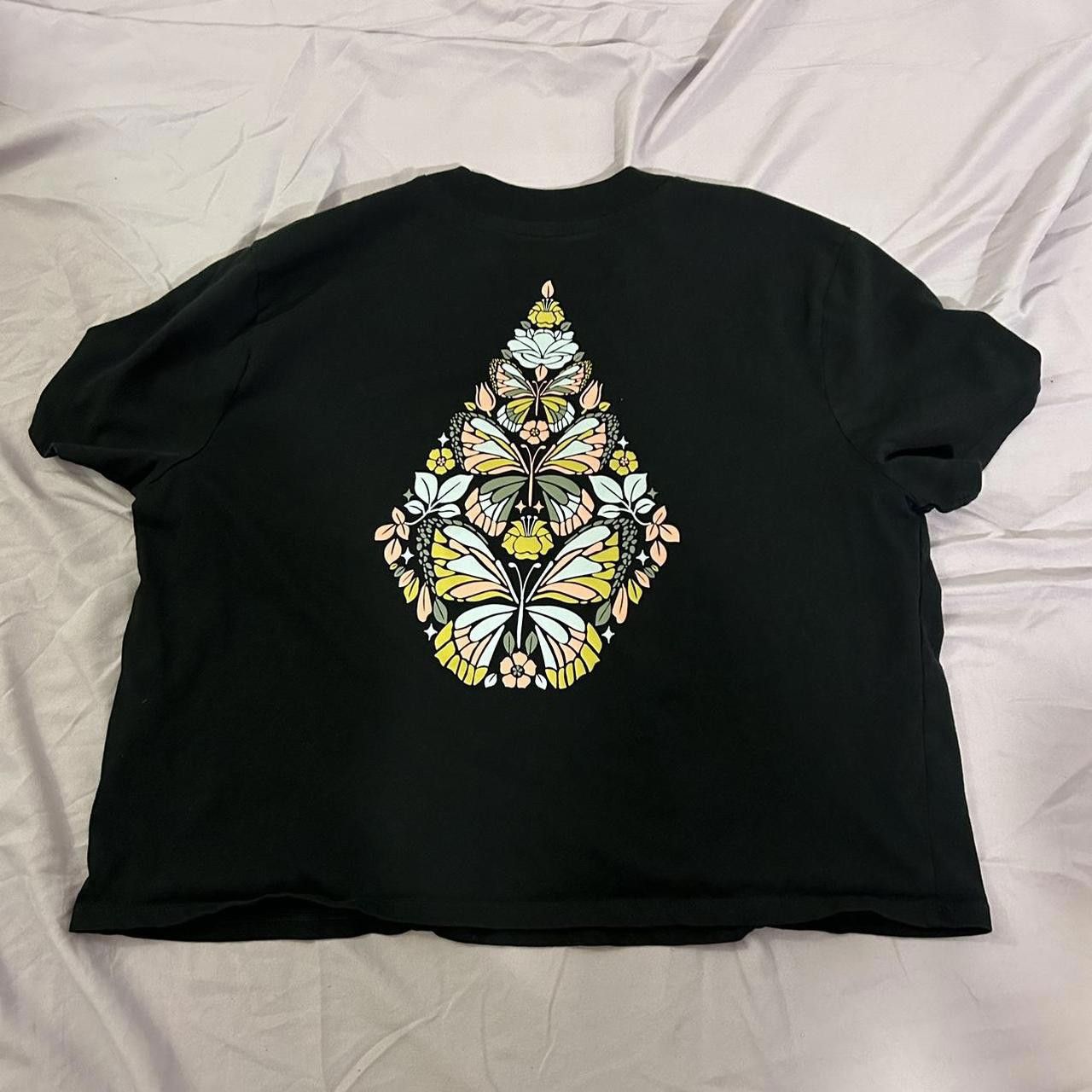 Volcom Volcom Women's Multi and Black Tshirt Size XL / US 12-14 / IT 48-50 - 2 Thumbnail