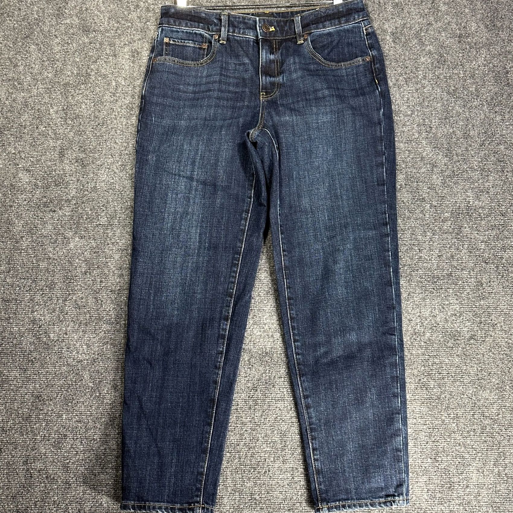 Talbots Talbots Jeans Womens 6 Everyday Relaxed Medium Wash Cotton Stretch Pockets Size 28" / US 6 / IT 42 - 2 Thumbnail