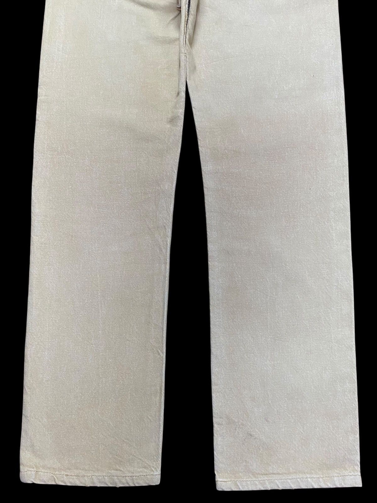 Levi's Levi's 505 cream denim jeans with a unique Size US 30 / EU 46 - 6 Thumbnail