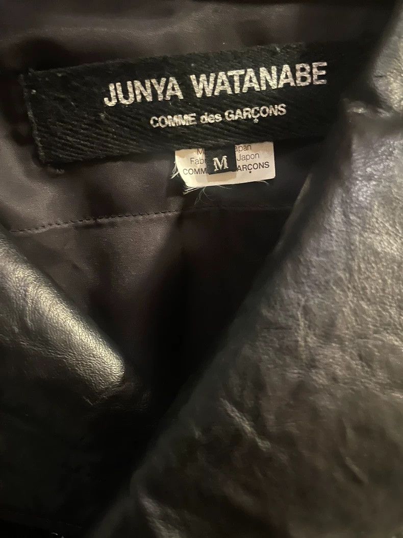 Comme des Garcons Comme Des Garcons Leather motorcycle coat Size M / US 6-8 / IT 42-44 - 7 Thumbnail