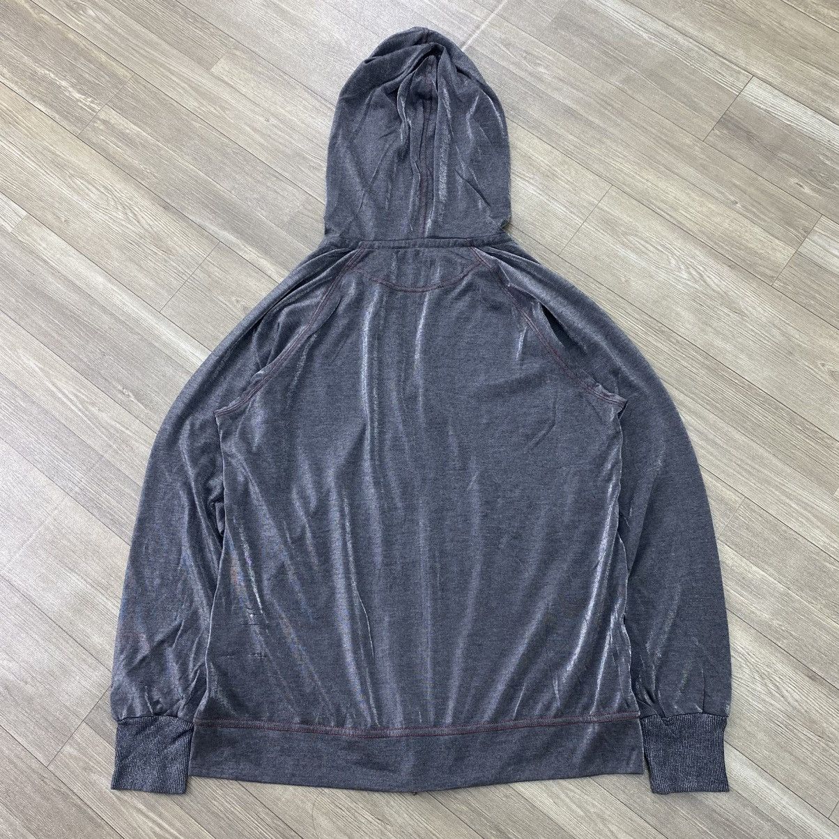 Balmain Vintage Balmain Paris Dark Gray Velour Zip-Up Hoodie Luxury Size US M / EU 48-50 / 2 - 16 Thumbnail