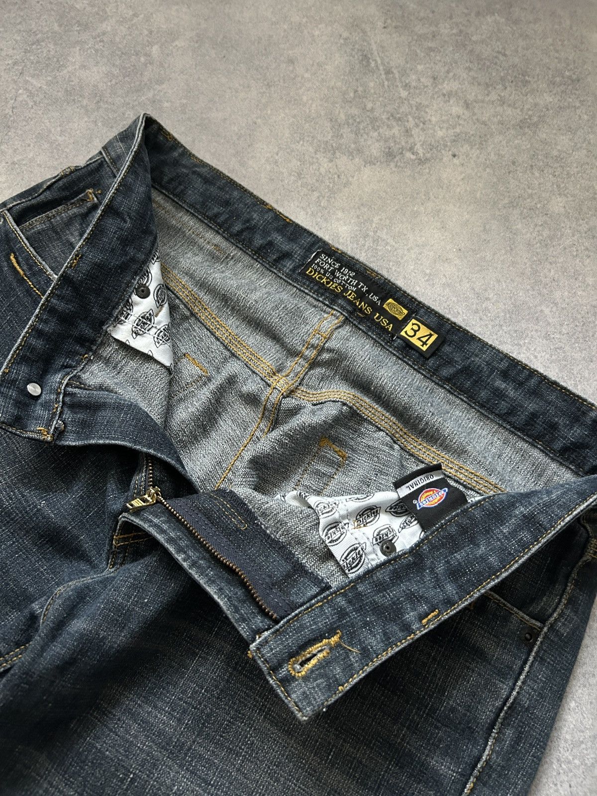 Dickies Vintage Dickies jeans made in usa distressed dark blue Size US 34 / EU 50 - 5 Thumbnail