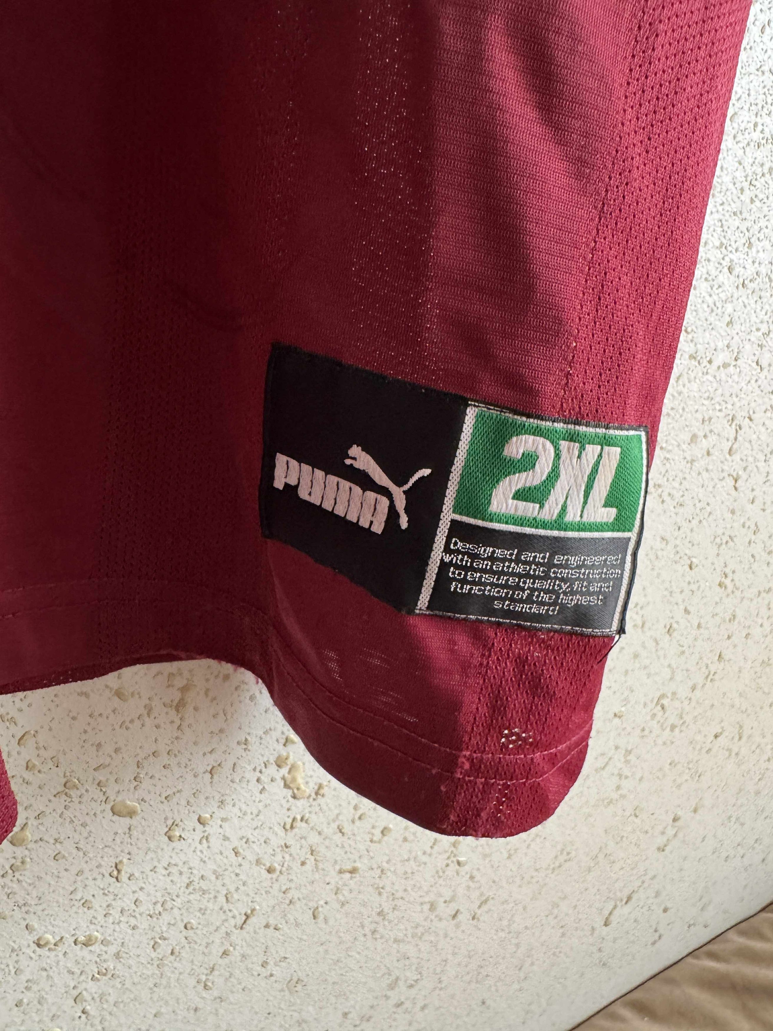 Vintage Rhein Fire Home 2000 Fitzpatrick #99 Signed Puma Jersey Size US XXL / EU 58 / 5 - 12 Thumbnail