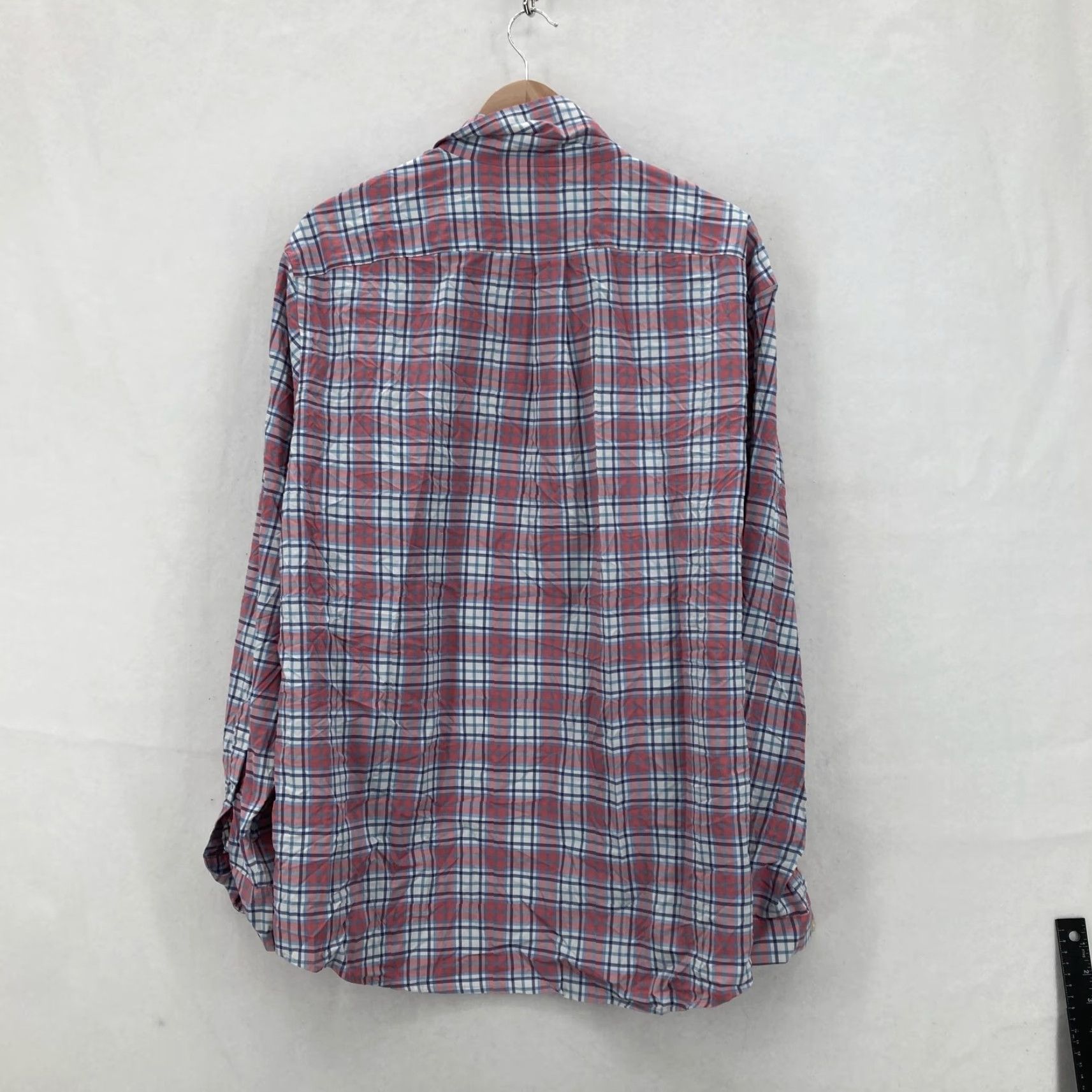Vineyard Vines Vineyard Vines Shirt Mens XL Pink Blue Plaid Tucker Performance Button Down Size US XL / EU 56 / 4 - 7 Thumbnail