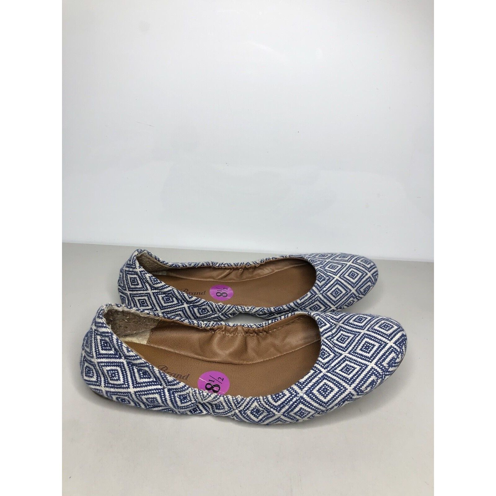 Lucky Brand Lucky Brand Erin Blue Aztec Southwest Print Ballet Flats Sho Size US 8.5 / IT 38.5 - 1 Thumbnail