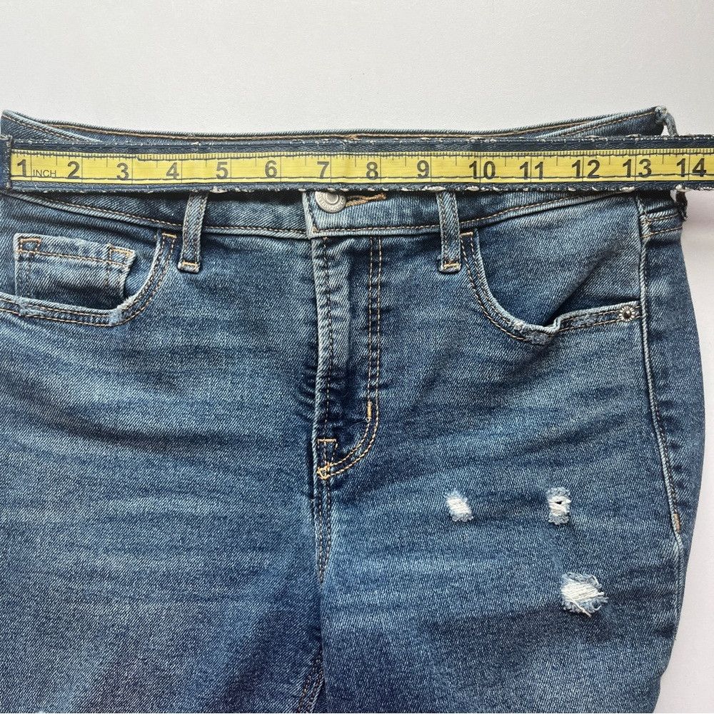 Old Navy Old Navy High Rise Rock Star Skinny Slim Denim Jeans Blue 2 Size 24" / US 00 / IT 34 - 6 Thumbnail