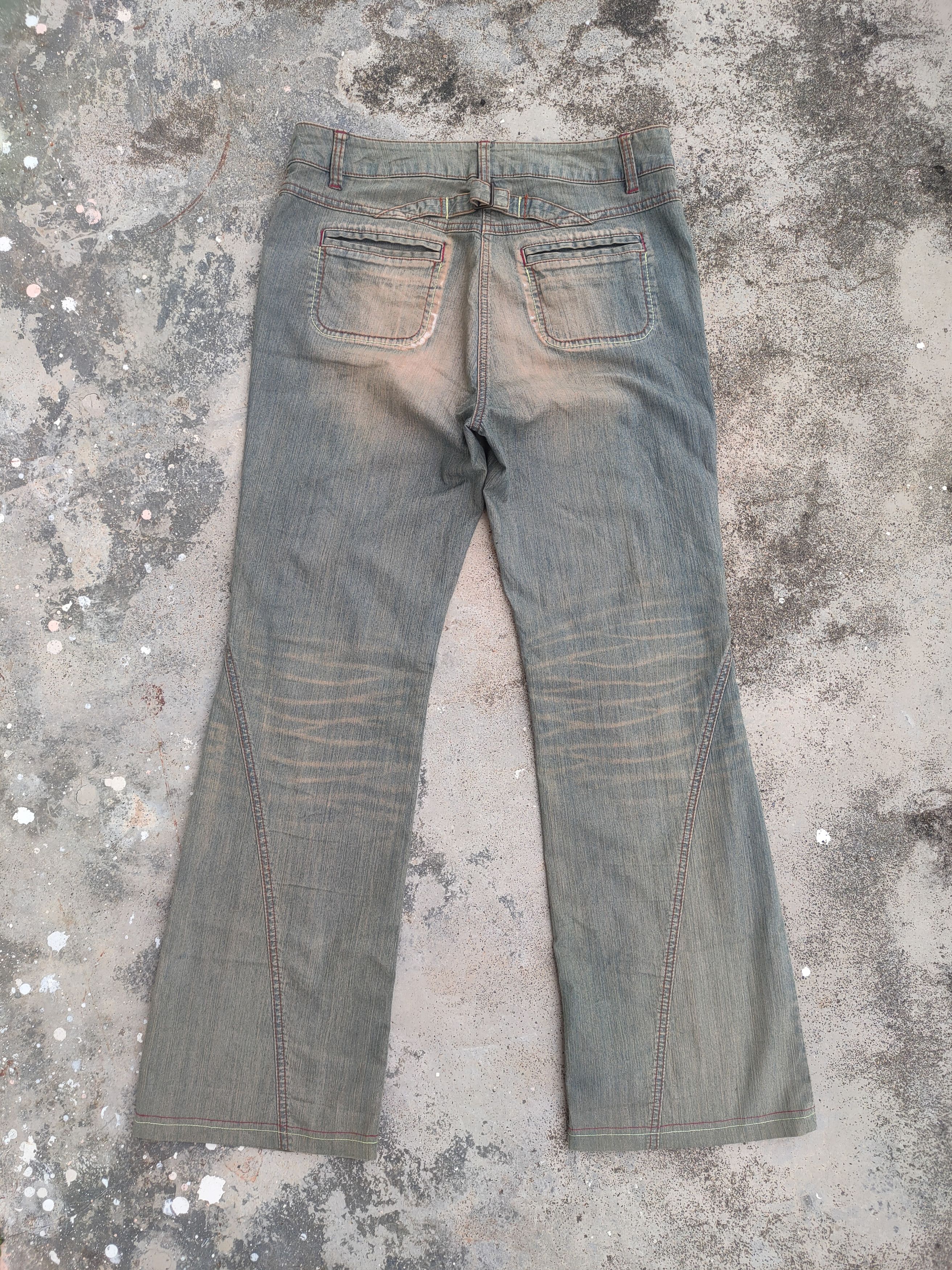Japanese Brand × Jean × Rusty VINTAGE ROSSES WOMAN FLARE RUSTY JEAN DENIM PANTS Size US 30 / EU 46 - 7 Thumbnail