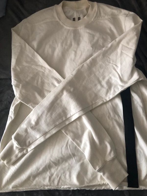 Rick Owens Drkshdw Rick Owens DRKSHDW Off-White Crewneck Sweatshirt Size US XS / EU 42 / 0 - 1 Thumbnail