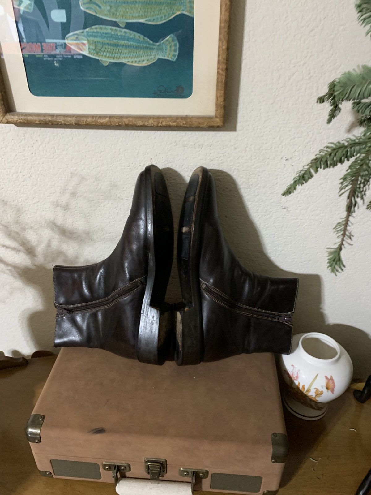 Gordon Rush Montecarlo Leather Zippered ankle boots Size US 9 / EU 42 - 7 Thumbnail
