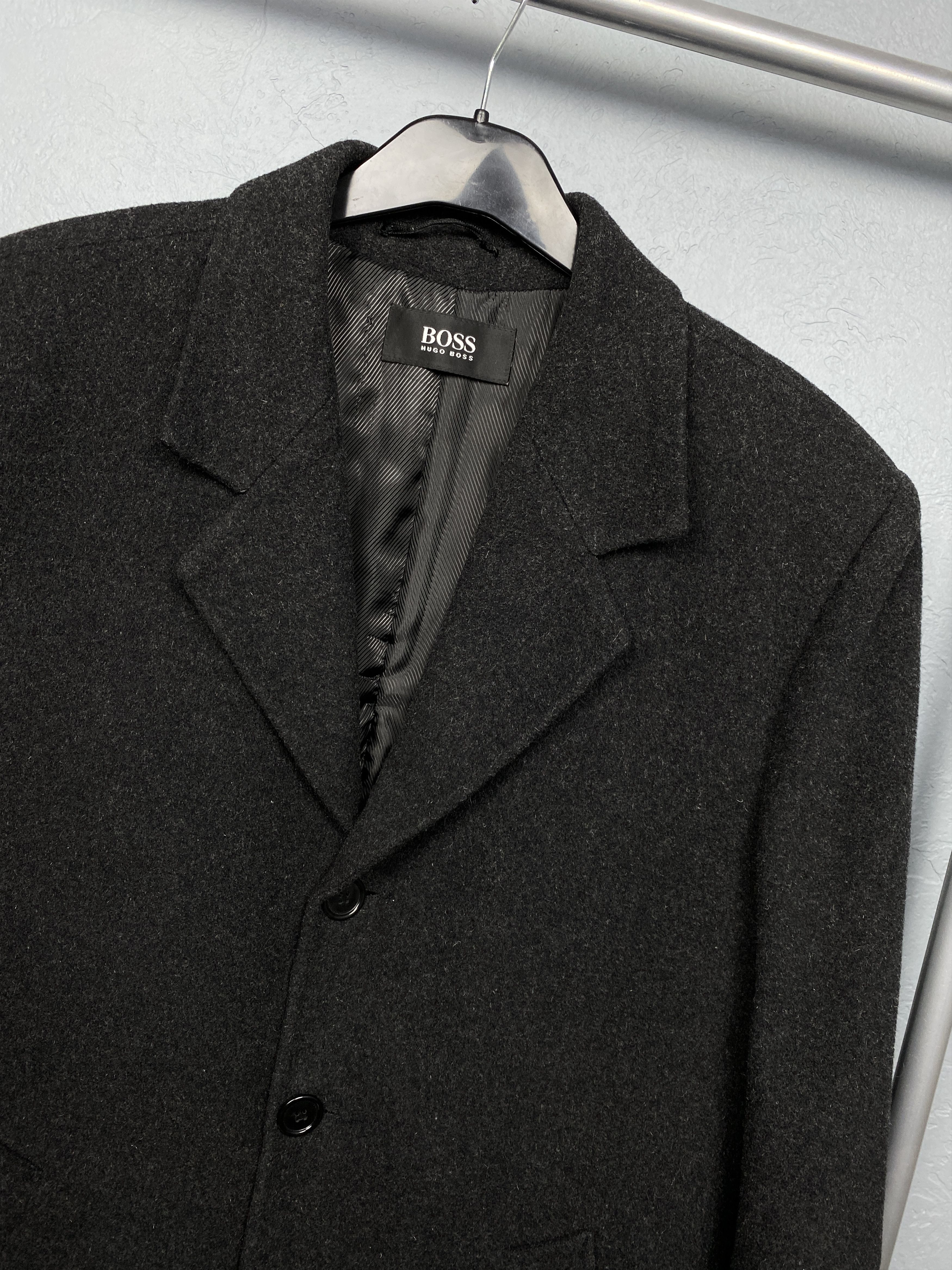 Hugo Boss Hugo Boss Vintage Mens Cashmere-Wool Coat Jacket Size US L / EU 52-54 / 3 - 2 Thumbnail